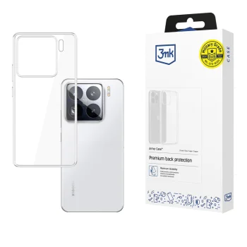 3Mk Clear Case dėklas Xiaomi 15 Pro telefonui, skaidrus
