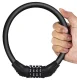 Heavy Duty Combination Bike Lock for Bicycles and Electric Scooters, Black