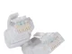 Cat6 LAN Ethernet UTP cable with RJ45 connectors, 10 m, gray