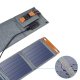 Choetech sulankstomas kelioninis saulės įkroviklis 14W USB, pilkas