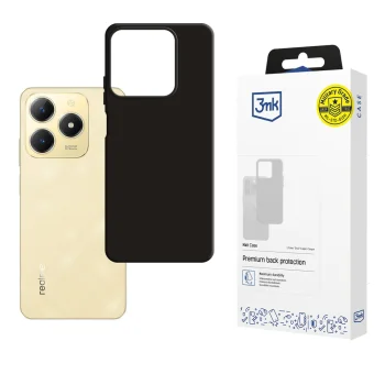 Telefono dėklas 3mk Matt Case modeliui Realme C61, juodas