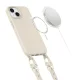 Dėklas „Tech-Protect MagNecklace MagSafe“, skirtas „iPhone 14“, smėlio sp.