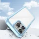 Dėklas iPhone 16 Pro Outer Space Case su TPU rėmeliu, mėlynas