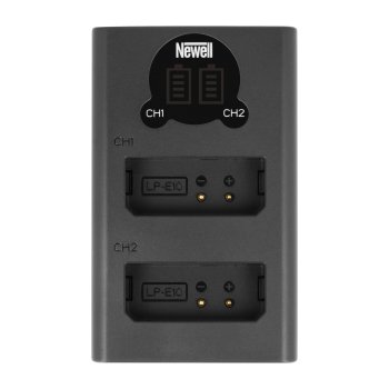 Newell DL-USB-C dviejų kanalų įkroviklis LP-E10 baterijoms