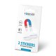 Forever Metal Plates for Magnetic Mount (2 pcs.), White