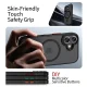 Tech-Protect iPhone 17 dėklas MagMat XT MagSafe, matinė juoda