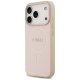 Guess dėklas iPhone 17 Pro telefonui Saffiano Classic Logo MagSafe, rožinis