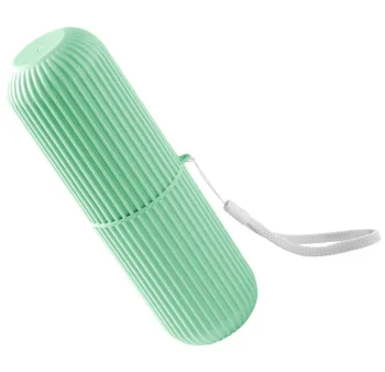 Travel Toothbrush and Toothpaste Case AG870A, Green