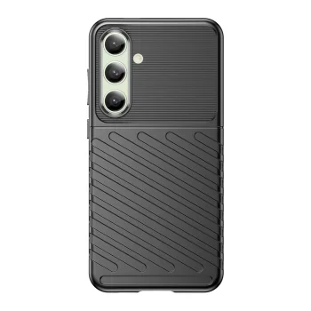 Dėklas „Thunder Case“, skirtas „Samsung Galaxy S24 FE“, juodas