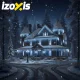 LED varveklių girlianda Izoxis 500 LED 22.5m IP44, šaltai balta