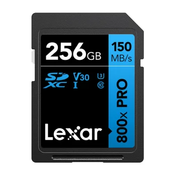 Lexar Professional 800x Pro SDXC 256GB atminties kortelė