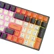Mechaninė klaviatūra Royal Kludge RK100 RGB, Brown switch (juoda-oranžinė)