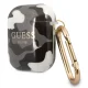 Guess GUA2UCAMG Camouflage dėklas Apple AirPods 1/2 juodas