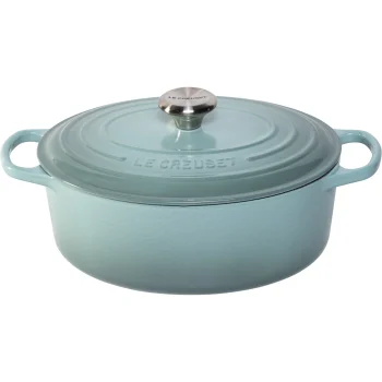 Ketaus troškintuvas Le Creuset Signature ovalus 29 cm 4.7 l Sea Salt