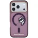„Karl Lagerfeld Peekaboo Logo MagSafe“ dėklas „iPhone 18 Pro / 17 Pro“, bordo