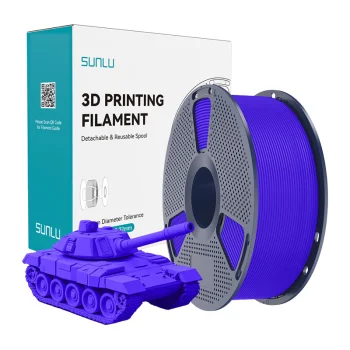 3D spausdintuvo plastikas Sunlu PLA+ High-Speed 1.75 mm, mėlynas