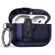 Dėklas Tech-Protect Slim Hook skirtas AirPods Pro 3 su stovu, tamsiai mėlynas