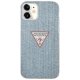 Guess iPhone 12 mini dėklas Jeans Collection, mėlynas