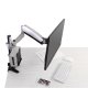 Maclean MC-720 Mini PC laikiklis NUC ir Mac mini, VESA / po stalu, juodas