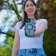 3mk iPhone 14 Plus dėklas Satin Armor MagCase, skaidrus su juodu rėmeliu