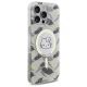 Hello Kitty iPhone 16 Pro Max dėklas IML Golden Leaves MagSafe, baltas