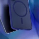 3mk Smoke MagCase dėklas iPhone 16 su MagSafe, mėlynas pusiau permatomas