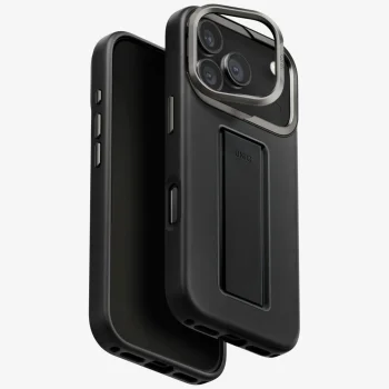 Dėklas Uniq Heldro Pro Magclick Charging skirtas iPhone 17 Pro, juodas