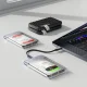 Orico TX25C3 2.5\" HDD/SSD USB-C Disk Enclosure - Transparent