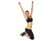 Neoprene Fitness Slimming Shorts, Size XL, Black