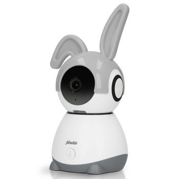 Alecto SMARTBABY10 Wi-Fi kūdikio stebėjimo monitorius su kamera, baltas/pilkas