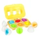 Educational Shape Sorter Matching Eggs Montessori Toy 6pcs