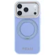 Guess Ring Stand 360 MagSafe case for iPhone 18 Pro / 17 Pro, light blue