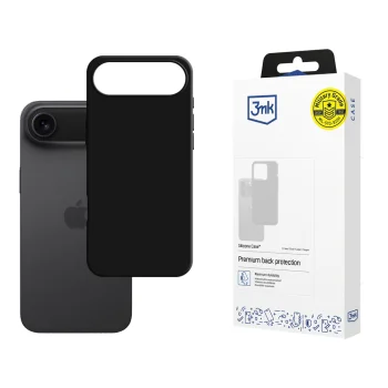 3Mk Protection silikoninis dėklas iPhone 17 Air, juodas