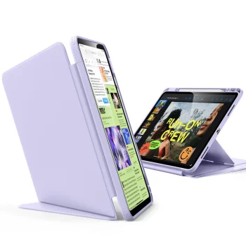 ESR Flip Hybrid atverčiamas dėklas planšetei iPad Air 13" (2024–2026), violetinis