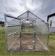 Lašo formos šiltnamis KLASIKA DROP 2,5x10 m, 4 mm polikarbonatas
