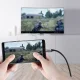 Ugreen HDMI to USB Type C laidas 4K 60Hz 1.5m, juodai pilkas