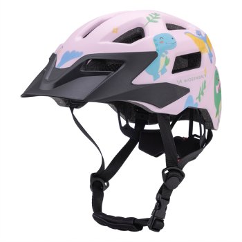 Wozinsky HT-45R vaikiškas MTB dviratininkų šalmas su snapeliu XS (48-52cm) - Rožinis