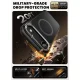 Supcase dėklas „iPhone 17 Air“ IBLSN Ares Flip Mag MagSafe, juodas