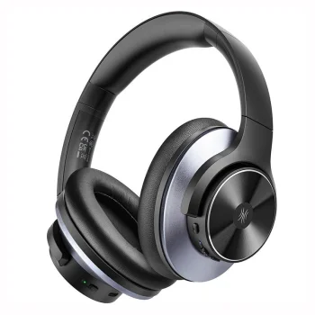 Oneodio A10 Wireless Noise Cancelling Headphones, Black