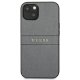 Guess Saffiano Stripe dėklas, skirtas iPhone 13 mini, pilkas