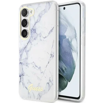 Guess Marble Case for Samsung Galaxy S23+ White