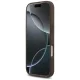 Guess dėklas iPhone 17 Pro telefonui 4G Strap Triangle Logo MagSafe, rudas
