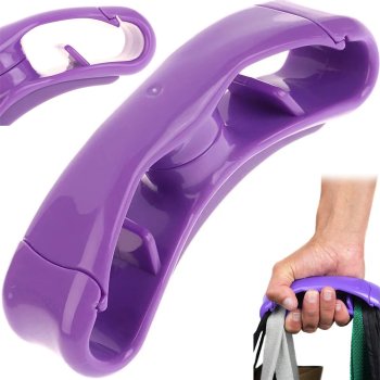 Heavy Duty Grocery Bag Carrier Handle with Soft Grip for Shopping