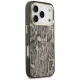 Guess Python Pattern MagSafe dėklas iPhone 17 Pro Max / 18 Pro Max, rudas