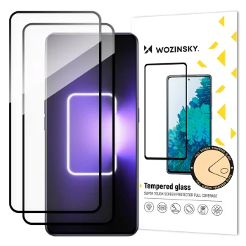 Wozinsky apsauginis stiklas Realme GT Neo 5 / Realme GT3 Full Glue 9H, 2 vnt., juodas