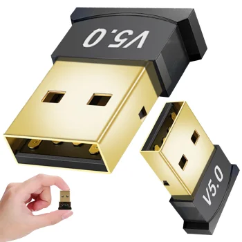 USB Bluetooth 5.0 Adapter Dongle, Black