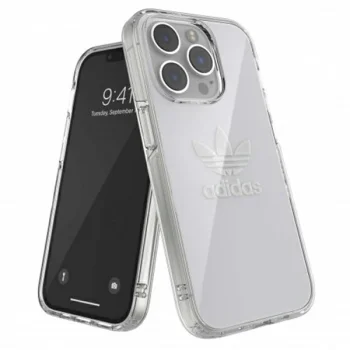 Adidas iPhone 14 Pro apsauginis dėklas OR Protective, skaidrus