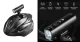Priekinis dviračio LED žibintas 1200 lm, USB, IPX6