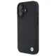 BMW dėklas iPhone 16 Sign Leather Diamond MagSafe, juodas
