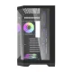 Kompiuterio korpusas Darkflash FT418 PRO su 7 ARGB ventiliatoriais, juodas